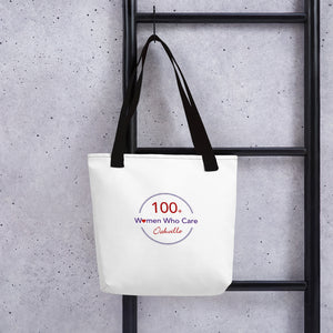 Tote bag (100 Women Who Care) - MerchHelp - Custom Branded Merchandise - Non for profit 